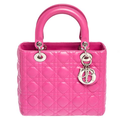 lady dior handbag pink|christian Dior pink bag.